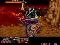 une photo d'Ã©cran de Crossed Swords sur SNK Neo Geo